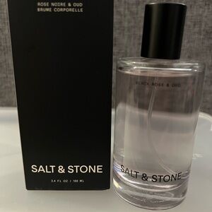Salt & Stone Black Rose & Oud Women’s Body Mist — Clear